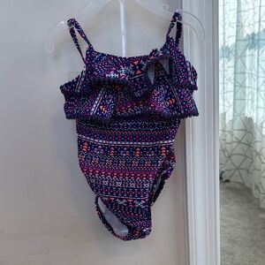 Carter's Multicolor Patterned Kids Swim One Piece